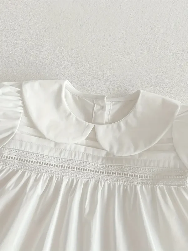vestido blanco con encajes